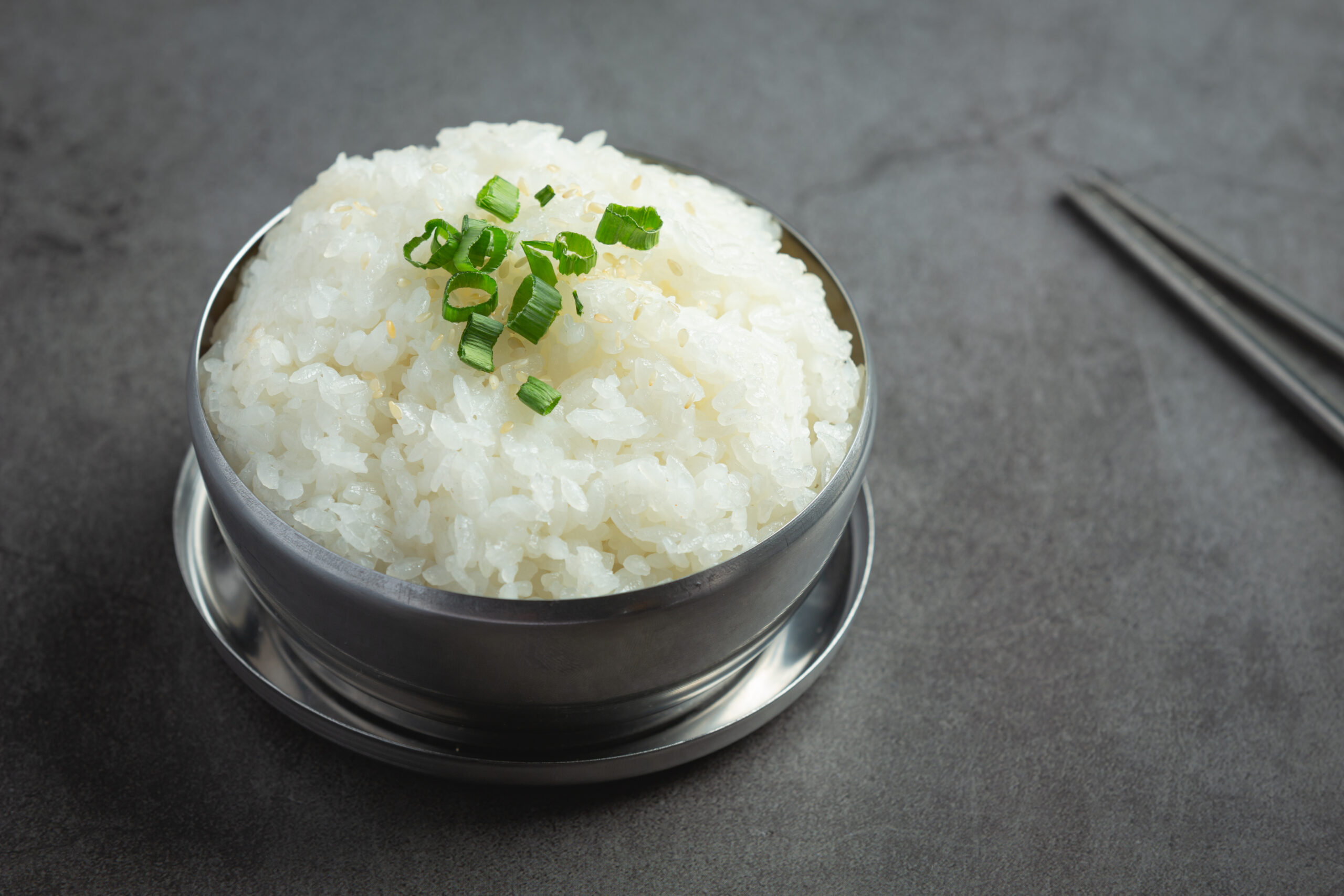 Steamed Rice with cooker